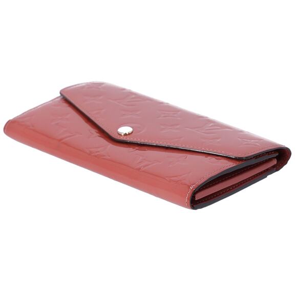 Louis Vuitton Sarah Monogram Vernis Long Wallet M90429 Viu Rose - Picture 3 of 7